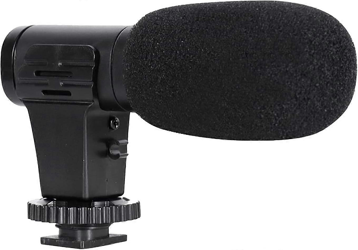 Camera Microphone Video Microphone On-Camera Mini Condenser Record Interview Vlog Mic for