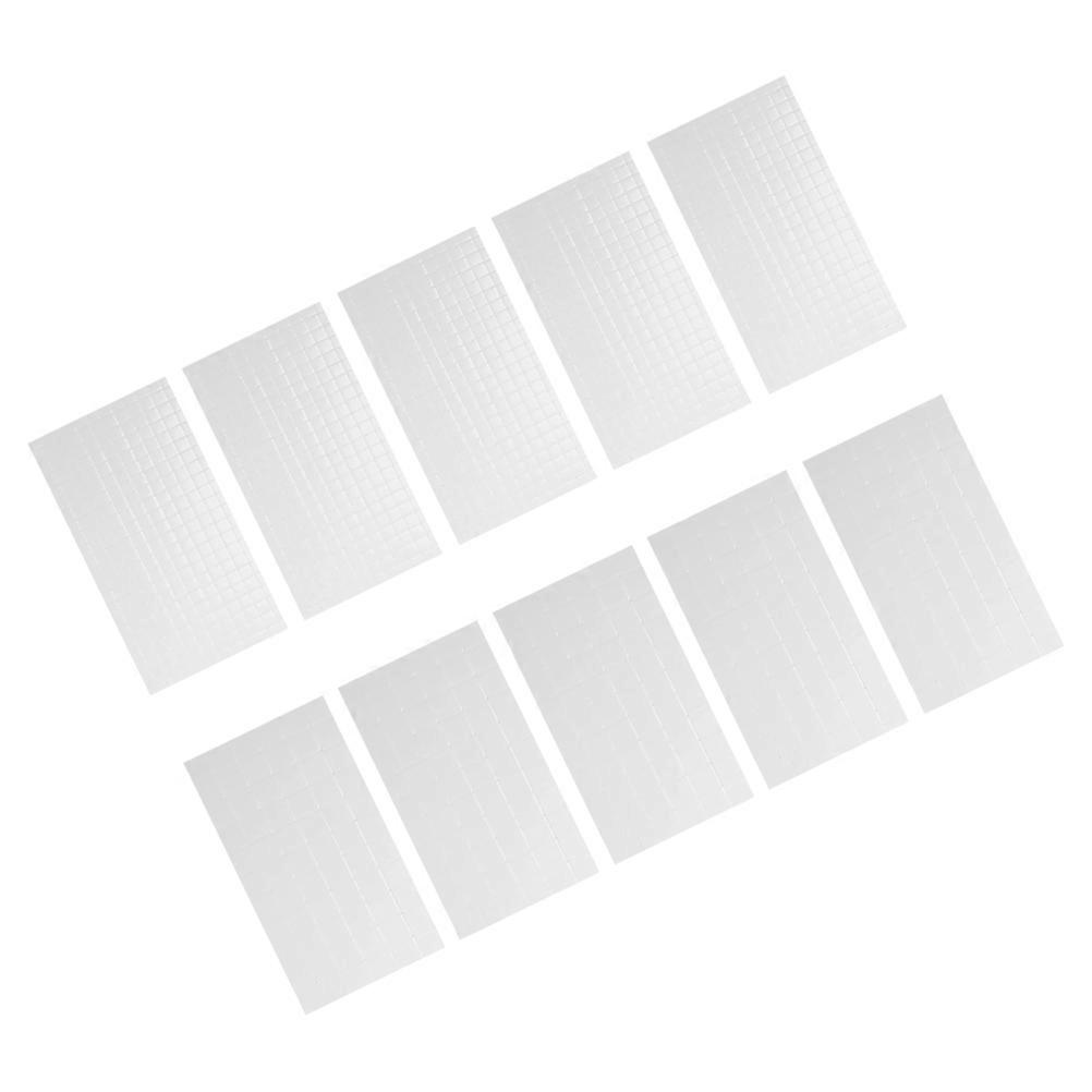 Double Sided Adhesive Sheets for Crafts and Home Use White EVA Foam Squares 10 Count