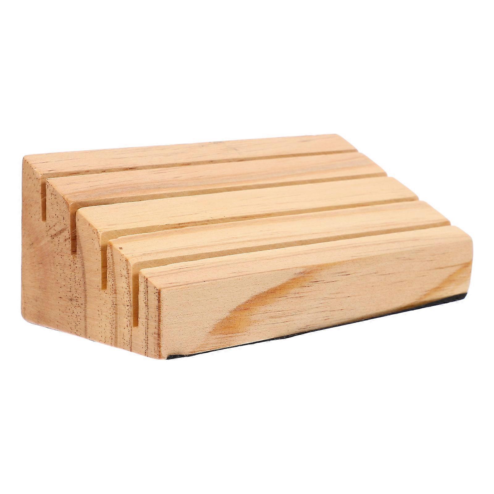 Playing Card Holder Wooden Playing Card Rack for Home Use 1 Piece