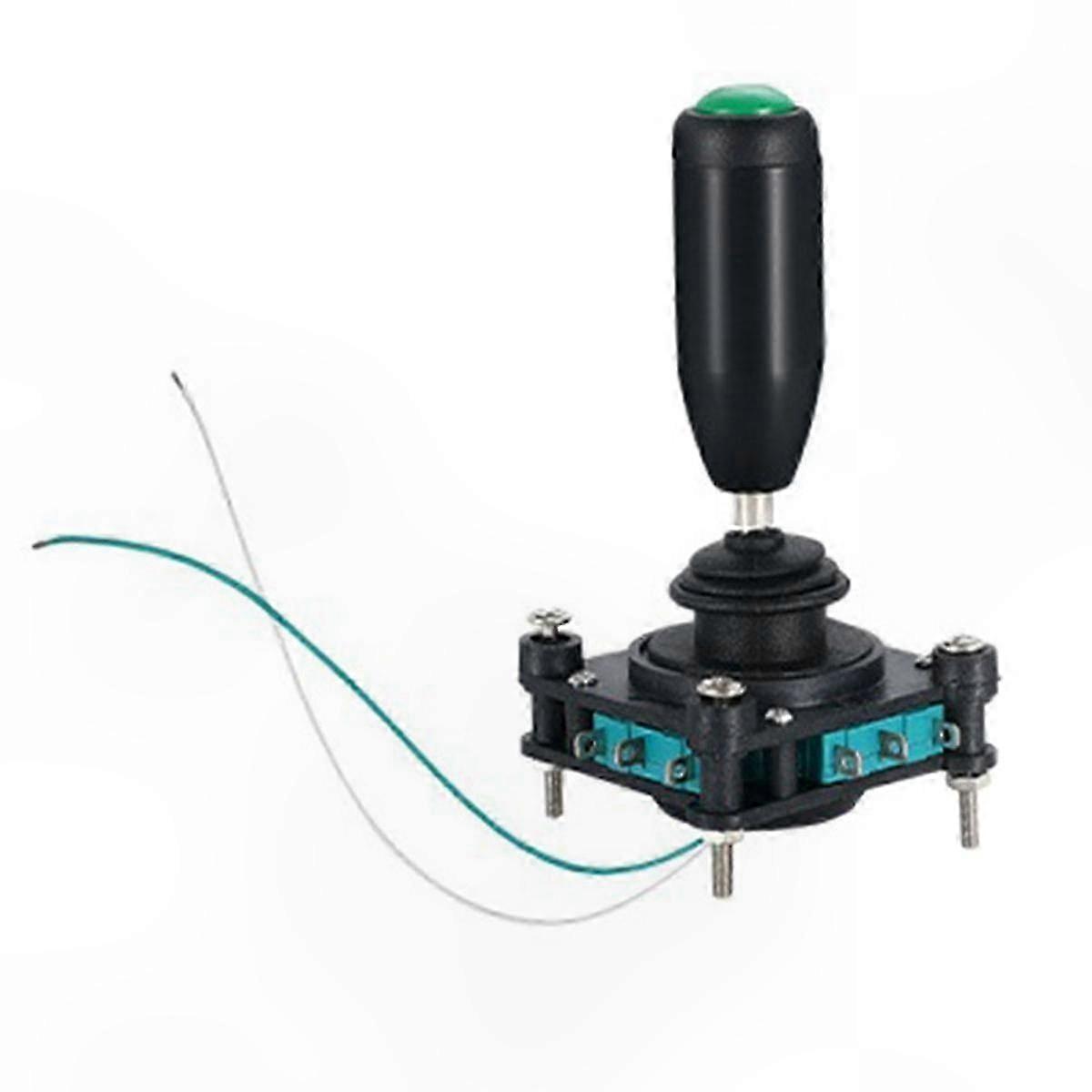 8-Way Rocker Switch with Push Button Momentary Toggle Control for Multi-Directional Operation