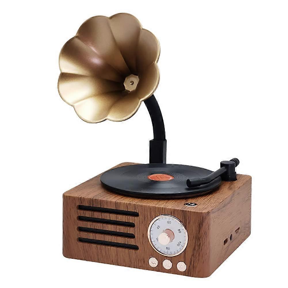 Retro Radio Portable FM Radio Retro Cassette Boombox Bluetooth 5.0 Gramophone Vintage Record Player 80s Style