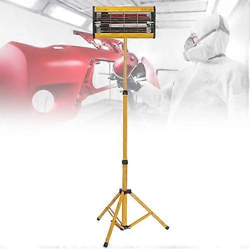 Infrared Paint Curing Lamp for Auto Body , Fast Heating Shortwave Heater with Adjustable Bracket 110V/220V