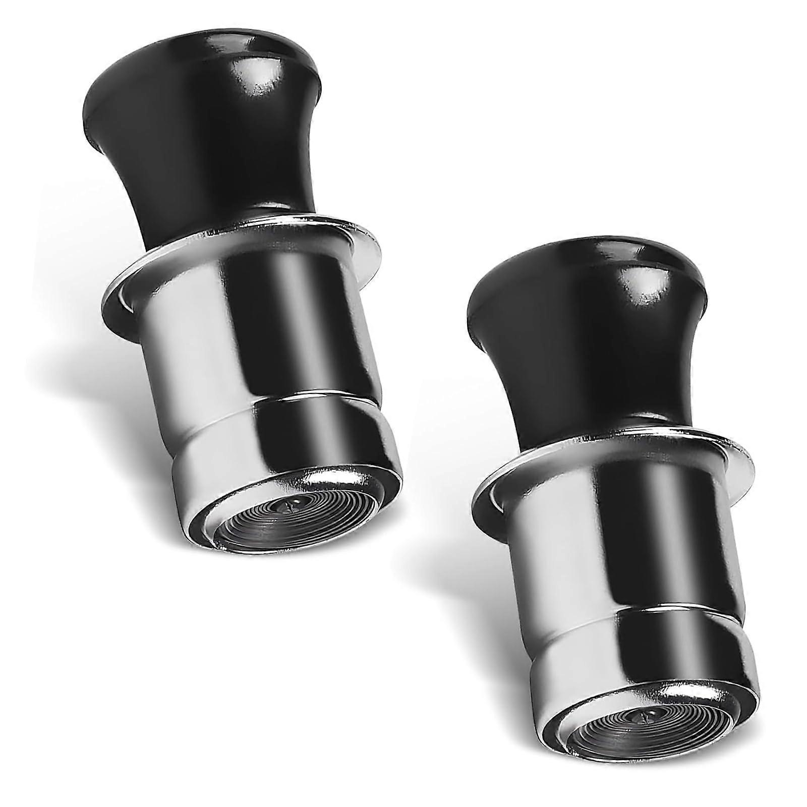 2 PCS 12V Stainless Steel Car Cigarette Lighter with Fast Heating Coil, Universal Replacement