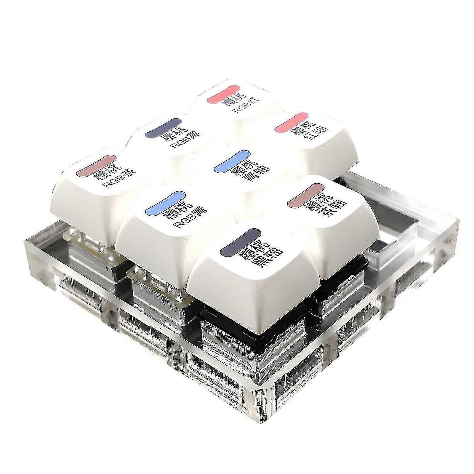Switch Test Keycaps Testing Tool For Cherry Mx 9-hole 8-switch Keyboard Tester
