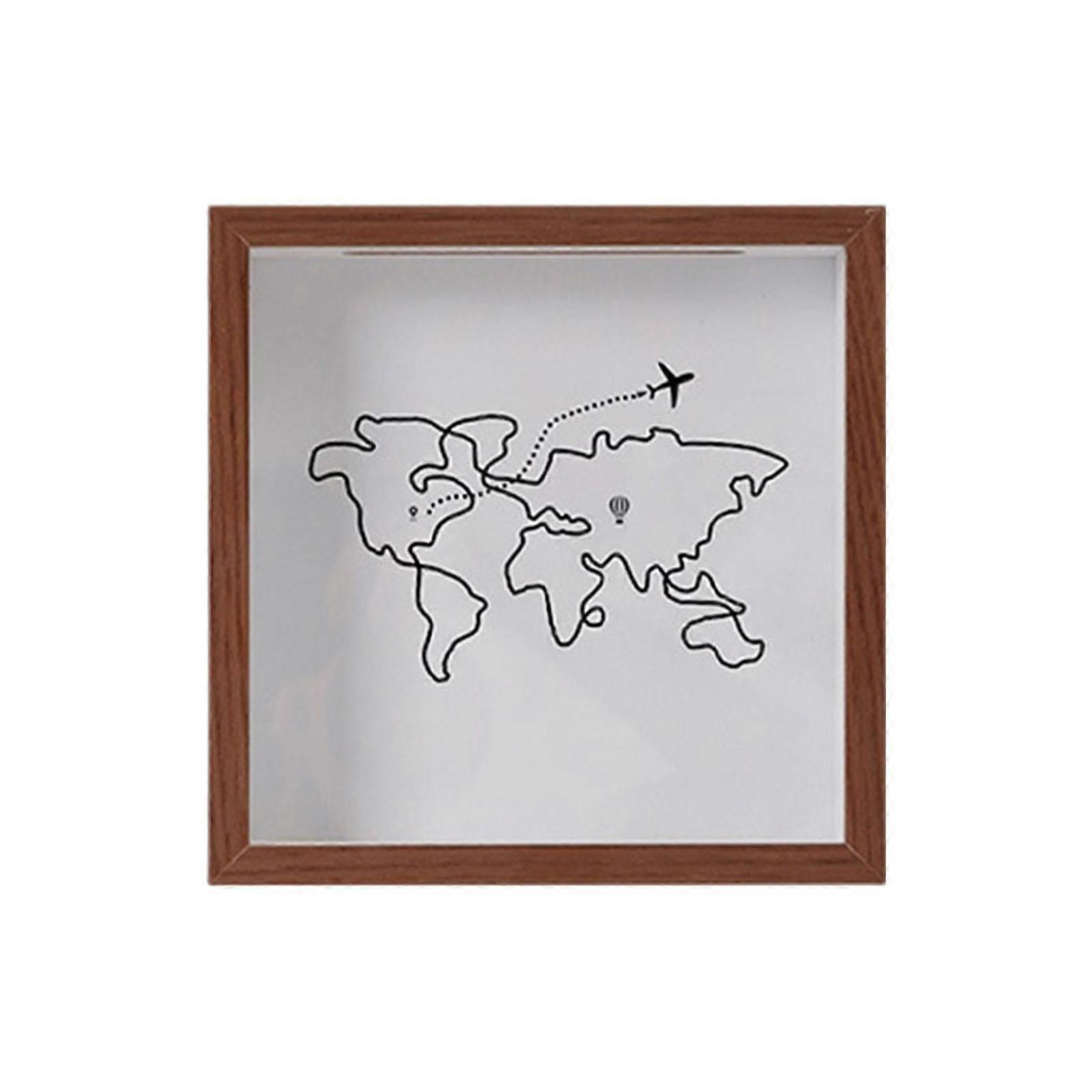 Shadow Box Frame Memory Box Versatile Decorative Ticket Stub Organizer Top