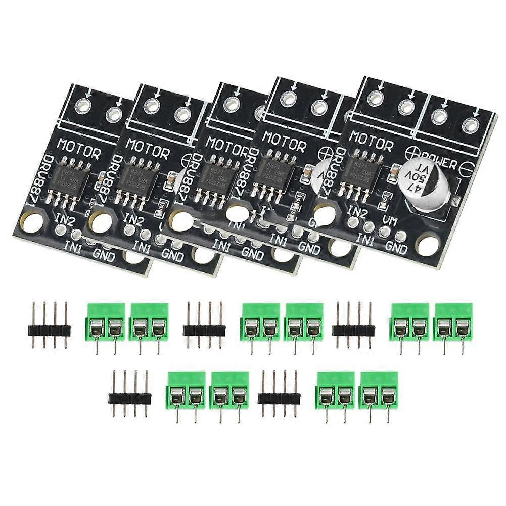 5Pcs DRV8871 DC 6.5-45V DC H-Bridge Motor Driver Module 3.6A Brushed Motor Driver PWM Control Driver Module