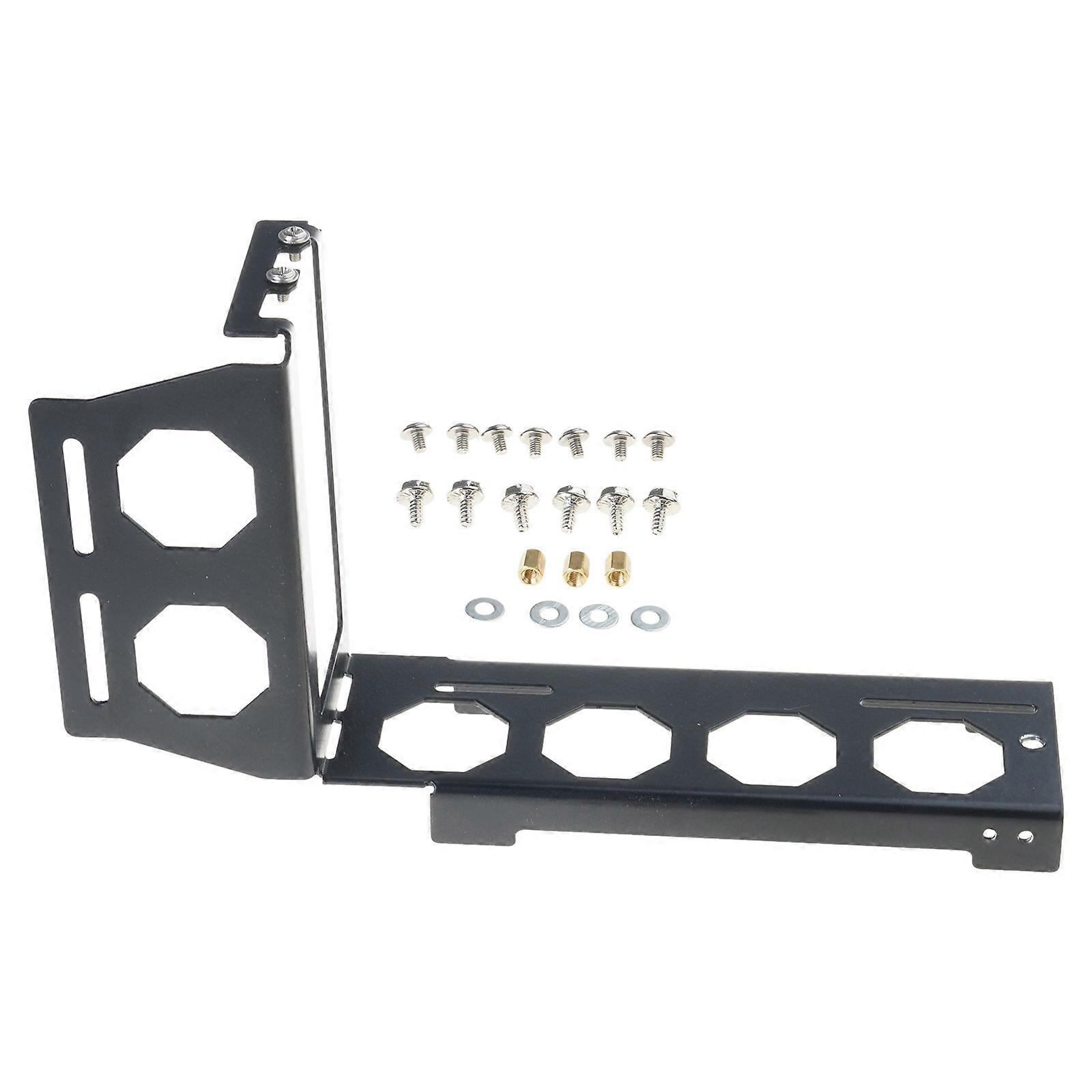 Vertical GPU Bracket PCI-E Graphics Card Vertical Install Holder Metal Kickstand Base Computer for Case Chassis GPU Hold  Black
