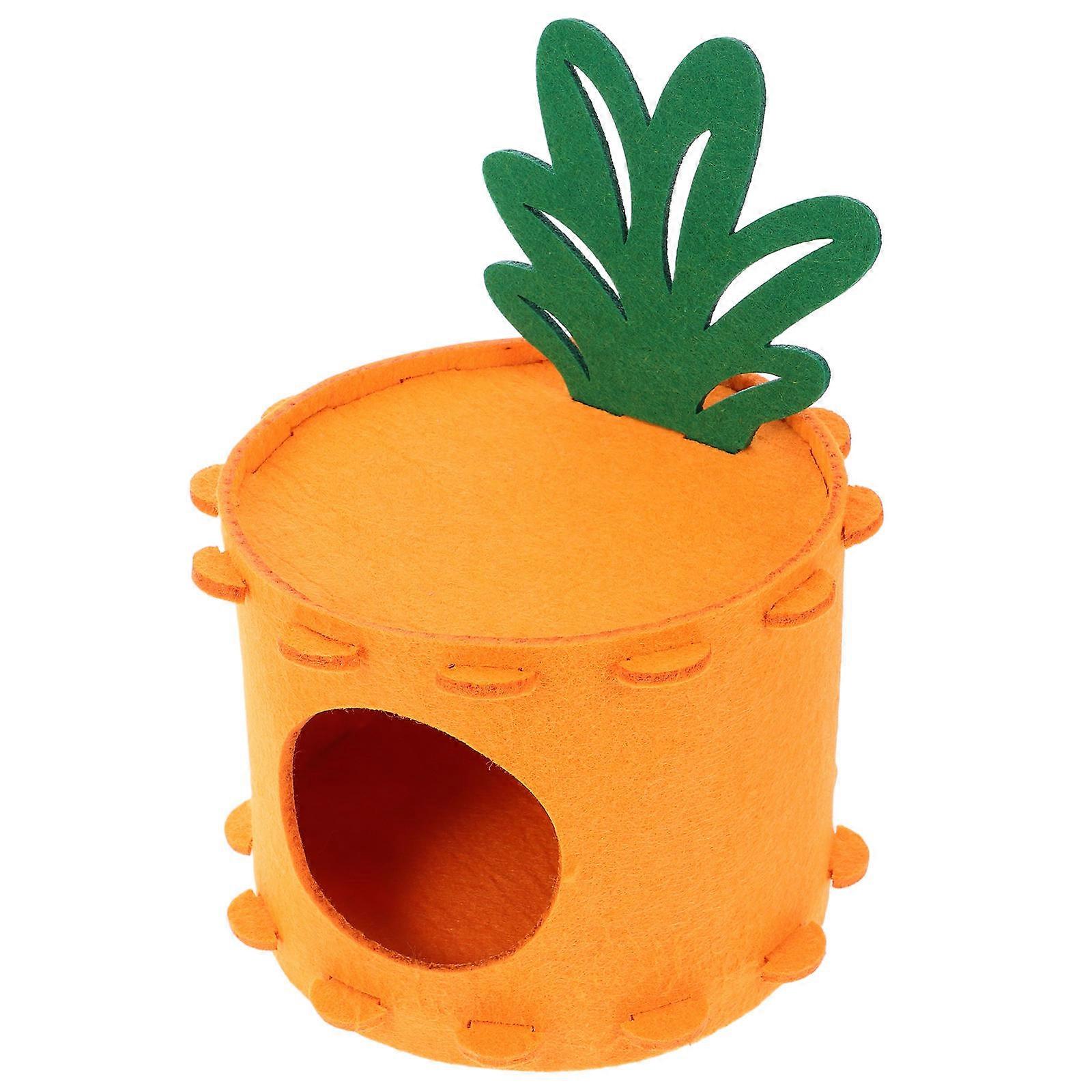 Hamster Hideout 4Pcs Felt Bedding for Small Pets with Cute Design