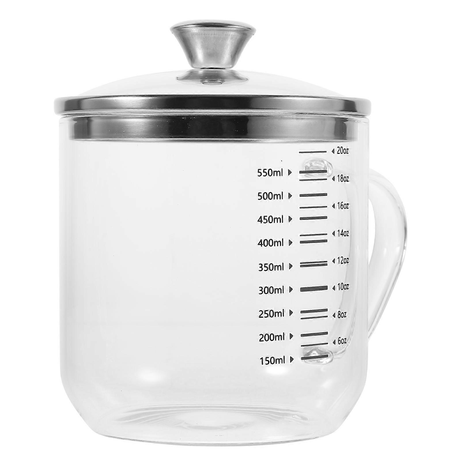 Glass Measuring Cup with Handle for Accurate Measurement 5Pcs Set