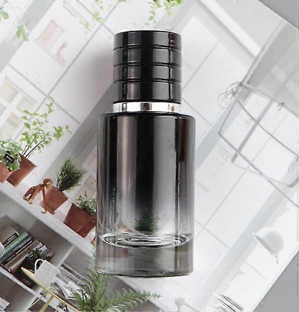 Black 30ml Refillable Perfume Atomizer Durable Glass Travel Spray Bottle Fine Mist Container