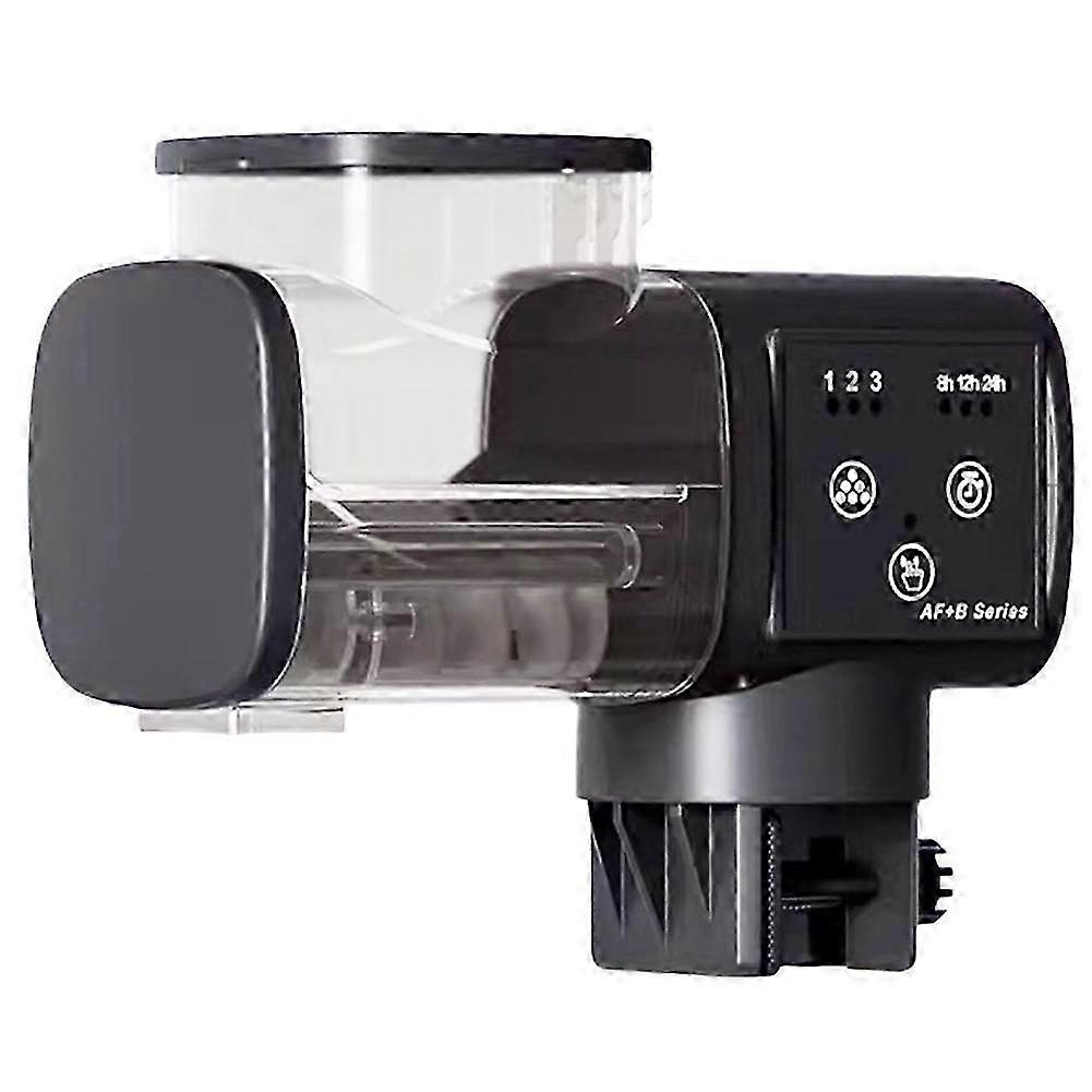Automatic Smart Fish Tank Feeder Rechargeable Design Waterproof Precise Portion Control for Fish Turtles Vegetable Pond