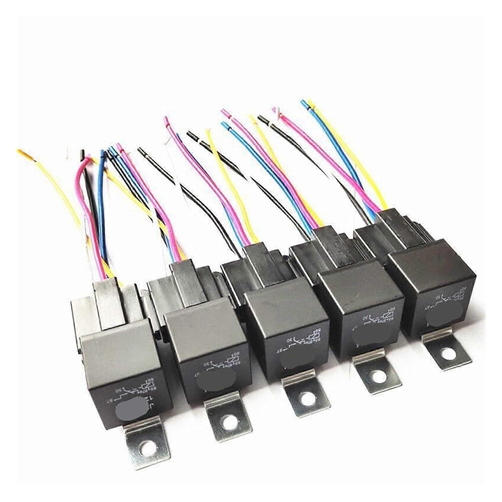 JD1914 12V 40A Automotive Relay with Secure Wire Socket, 4Pin  Current Capacity