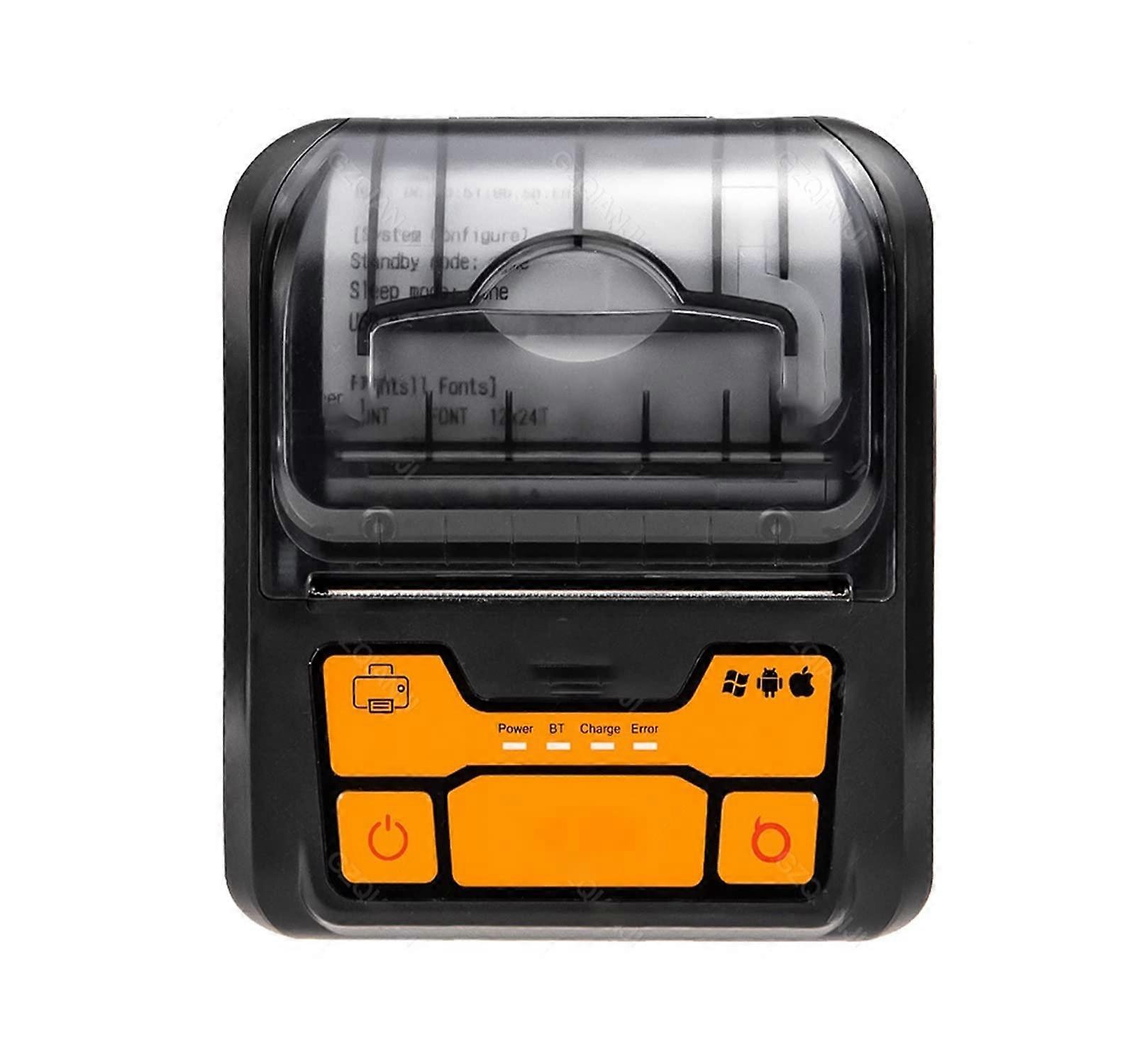 80mm Thermal Receipt Printer Bluetooth POS Printer Speed Printing Long Battery Life