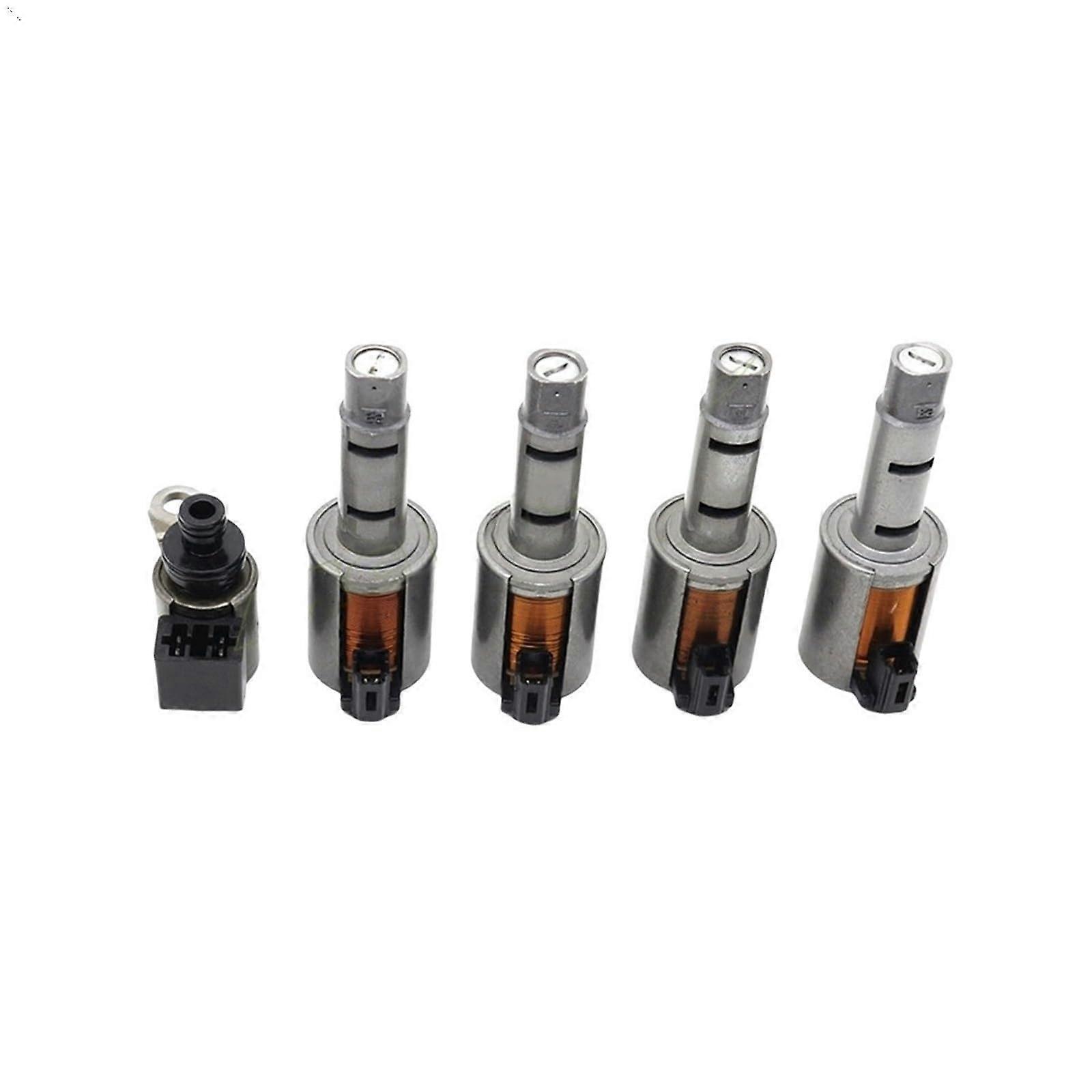 JF015E CVT Transmission Solenoid Kit Compatible with Nissan Tiida Sylphy Versa Sunny, Durable Chain Drive