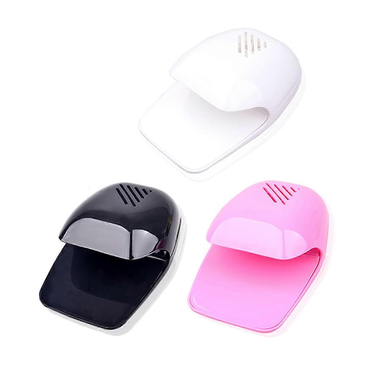 Nail Dryer with Smart Sensor Activation, Compact Mini Nail Fan for Fast Manicure Drying, Pink Case