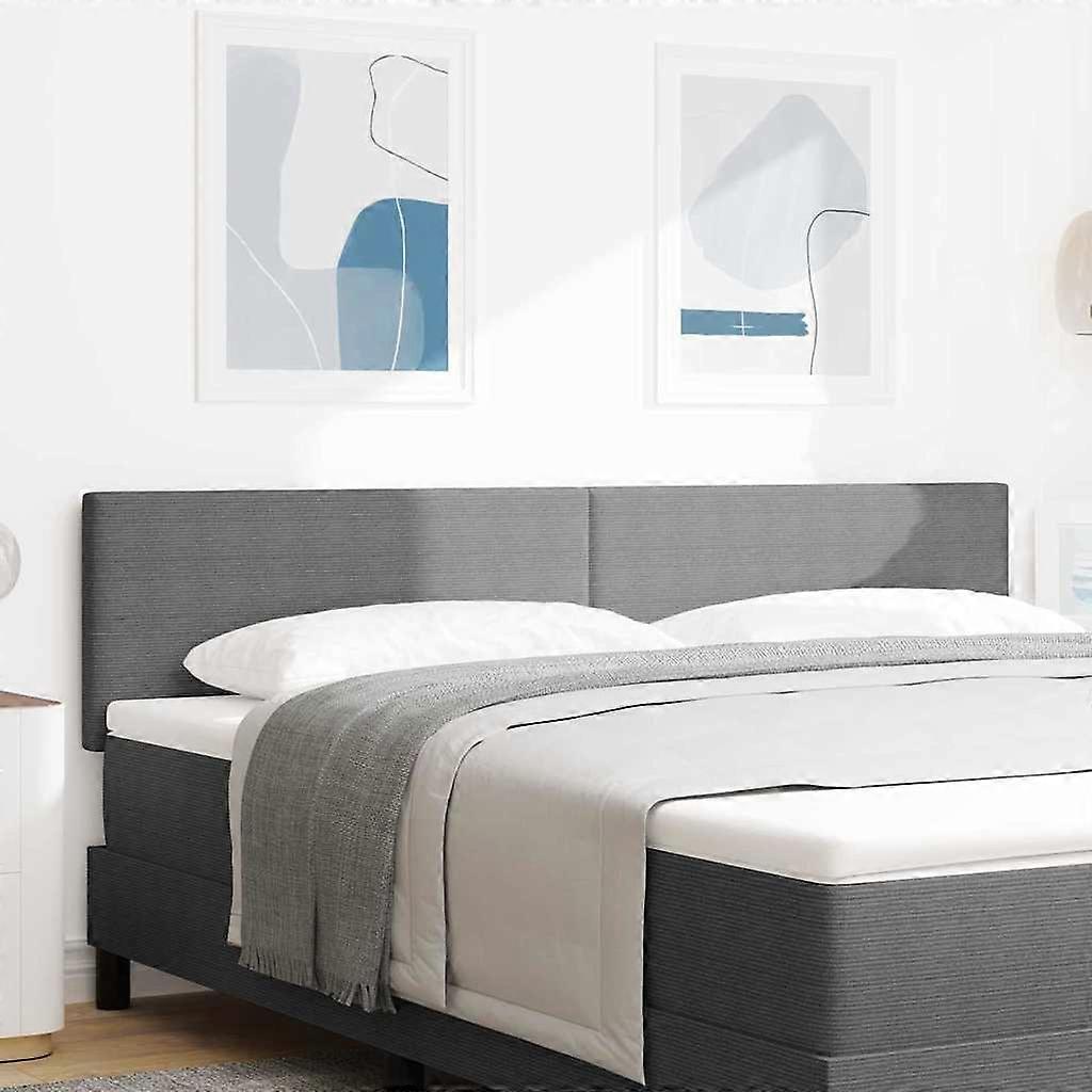 Kopfteil mit Kopfteil Hellgrau 180 cm Kunstleder