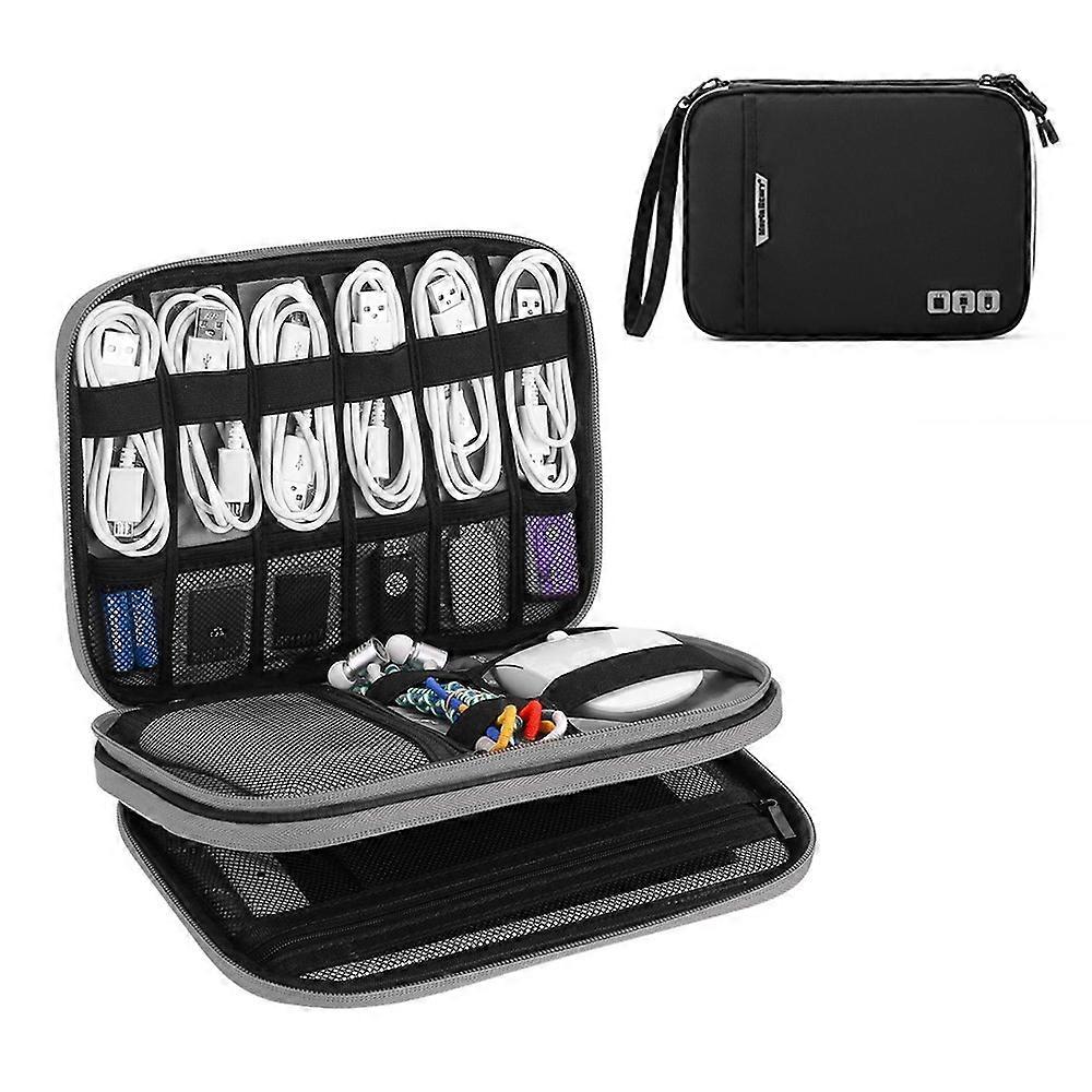 Multi-function Travel Digital Storage Bag Mobile Power Headset U Disk Data Cable Storage Bag Cable Bag USB Gadget Organizer