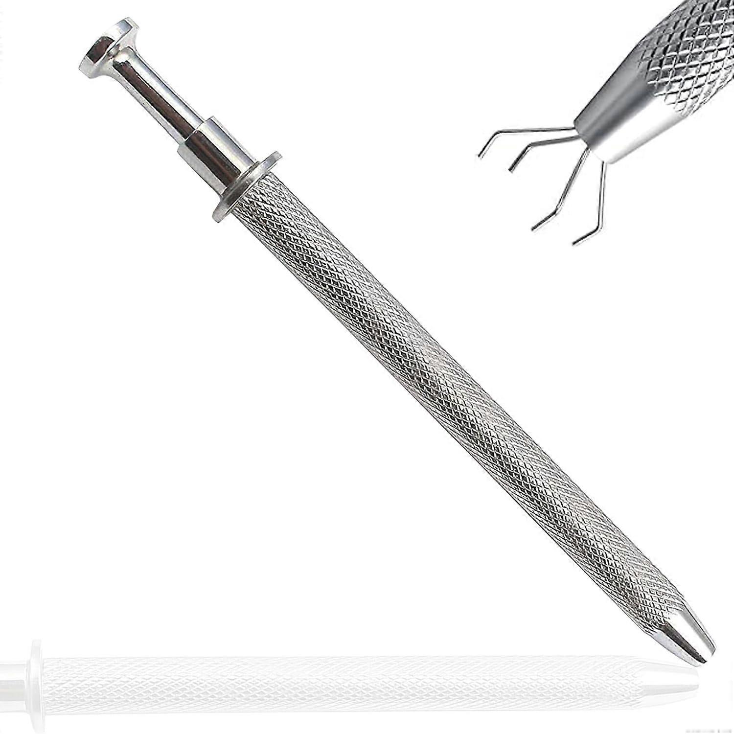 Body Piercing Ball Grabber Tool with Precision Grip Tips for Captive Bead Ring Jewelry Assembly