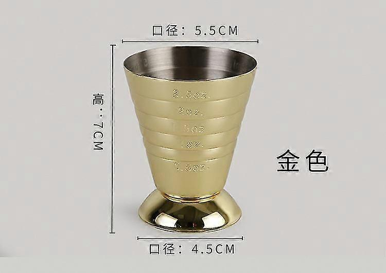 Paslanmaz Çelik Ölçü Kabı, 2,5 Oz, 75 Ml