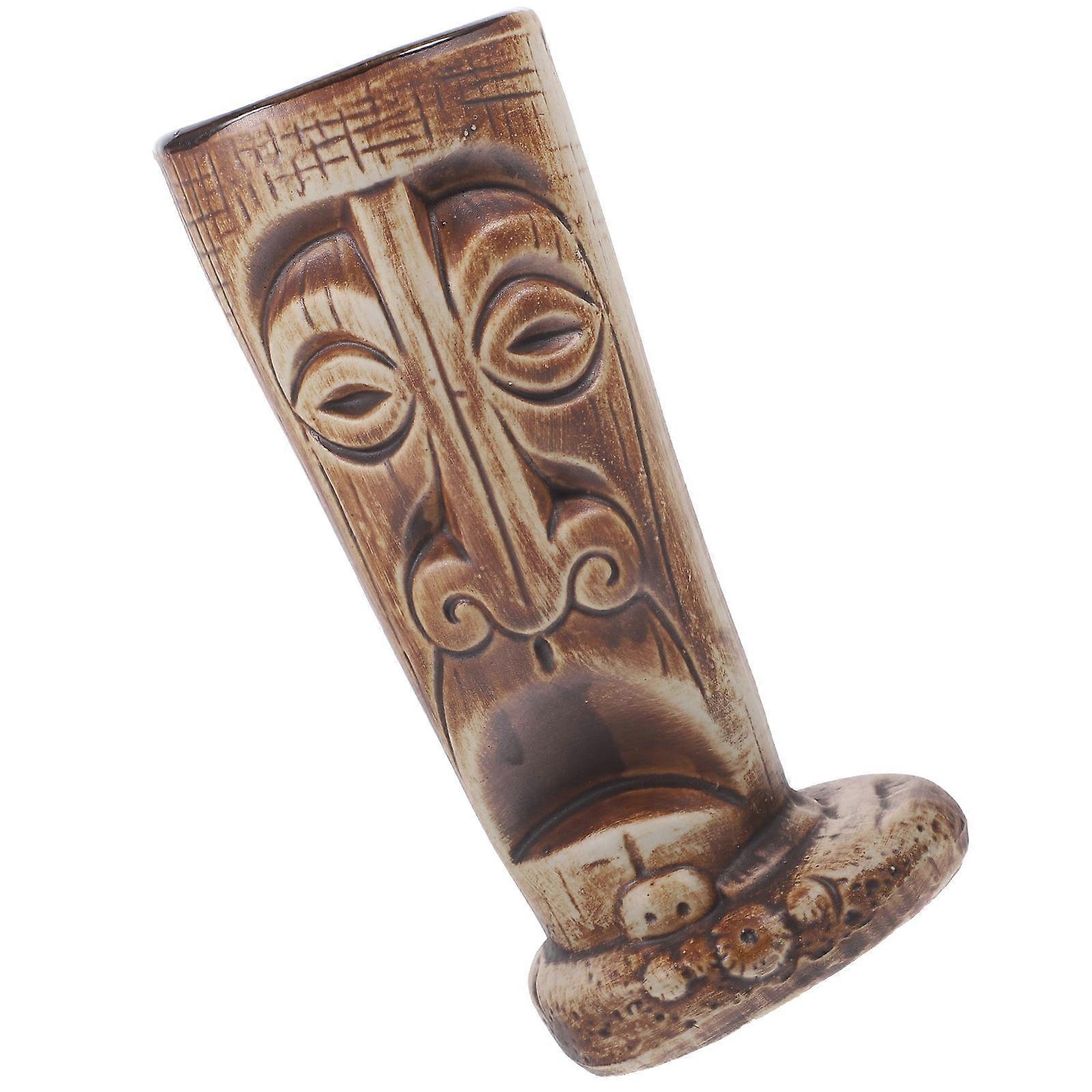 Light Brown Cup Ceramic Cocktail Cup Suitable for Home Use