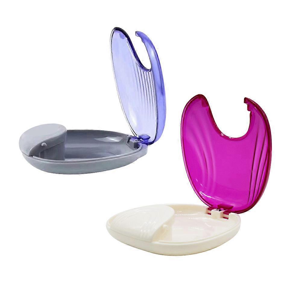 False Teeth Storage Box Dental Braces Case Holder for Denture