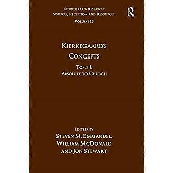 Band 15, Tomé I: Kierkegaards begrepp: absolut för kyrkan (Kierkegaard Research: Källor, reception och resurser)