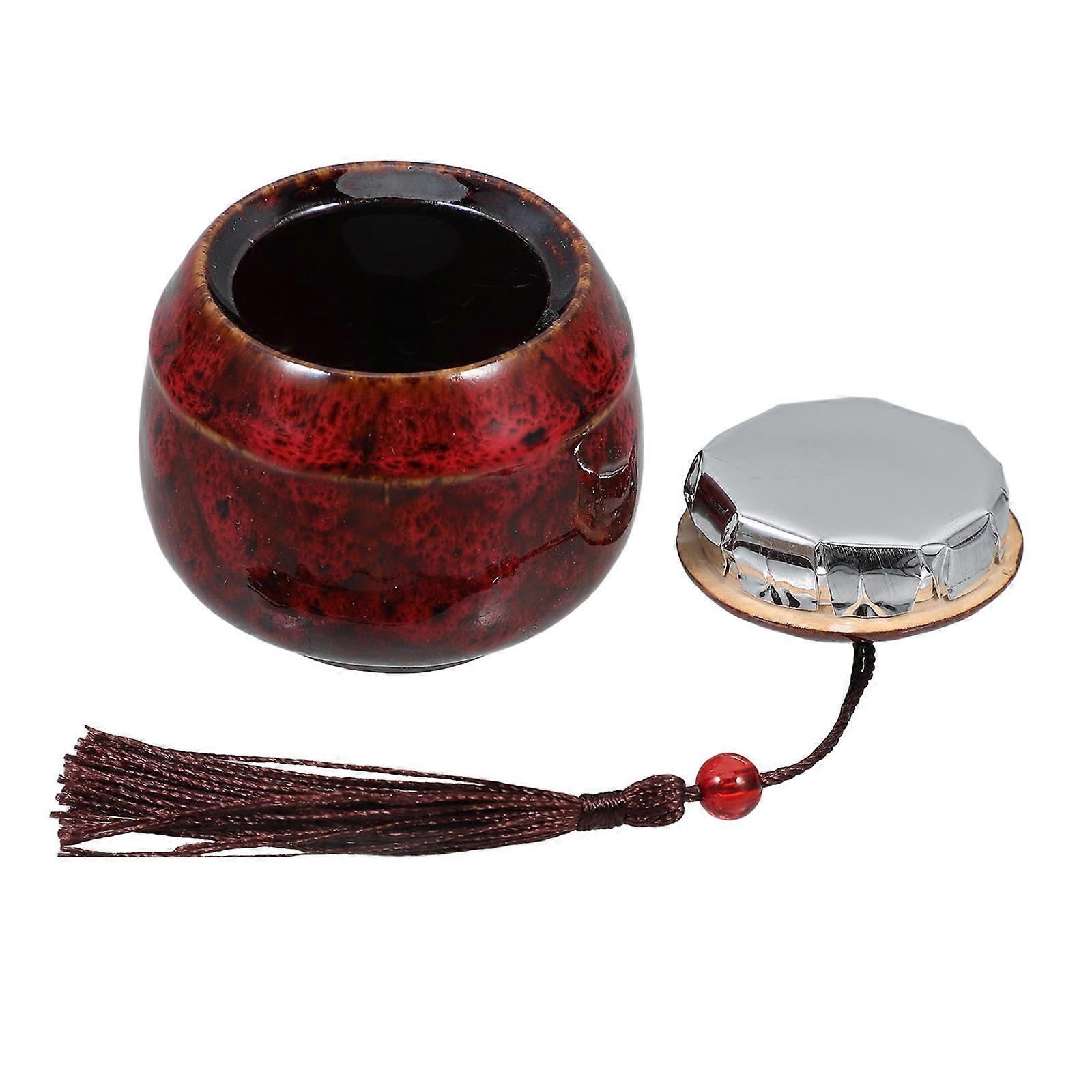 Small Funeral Urns Ceramic Pet Cremation Keepsake Box for Dog Cat Ashes