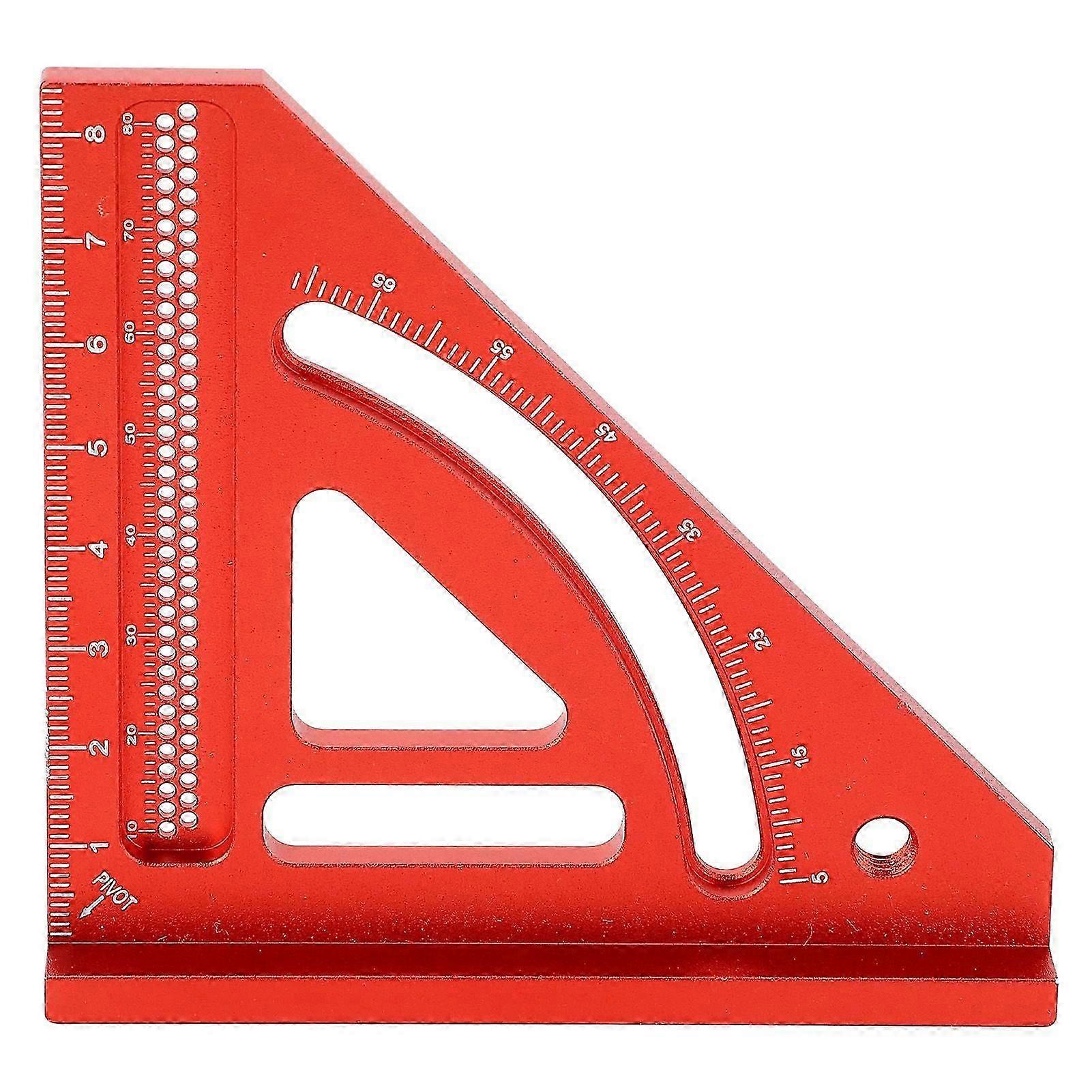 Carpenter Square Woodworking Small Accurate Mini Aluminum Triangular Ruler Integrated Tool intelligence