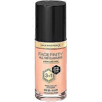 Fondotinta - MAX FACTOR - Facefinity All Day Flawless - C50-natural Rose - 30 ml - Tutti i tipi di pelle