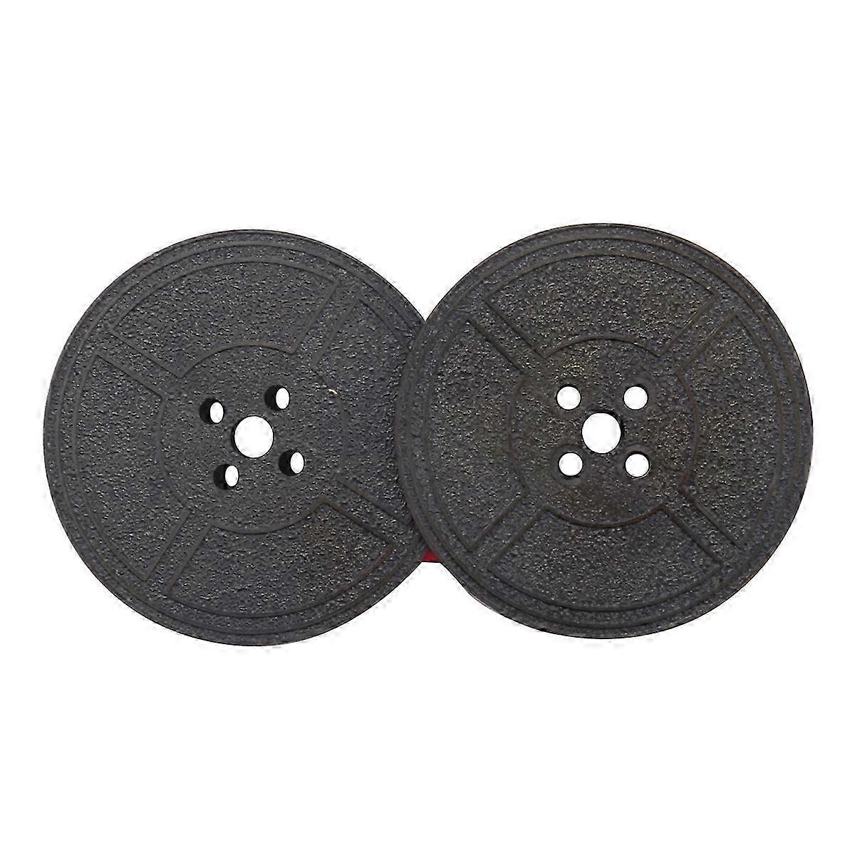 6 Pack Replacement Typewriter Ribbon Twin Spool Red and Black for M