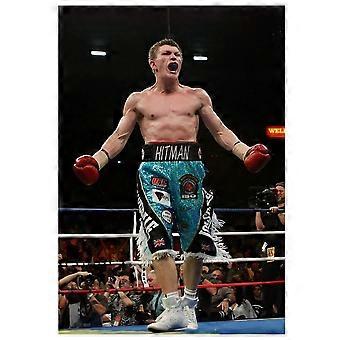 Quebra-cabeça antiestresse Ricky Hatton Hitman, campeão mundial de boxe, F915