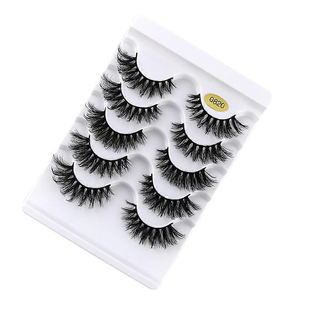 5 párů řasenky Kiss Eyelash Clear Mascara pro falešný make-up pro ženy