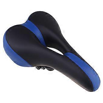 Bequemer Fahrradsattel für Mountainbikes, 1 Stück, blaues Sitzkissen
