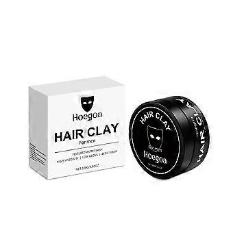 Hoegoa Men's Hair Setting Paste, Natural, Fluffy, Smooth, Shiny, Long-Lasting, Matte Texture Hair Setting Paste