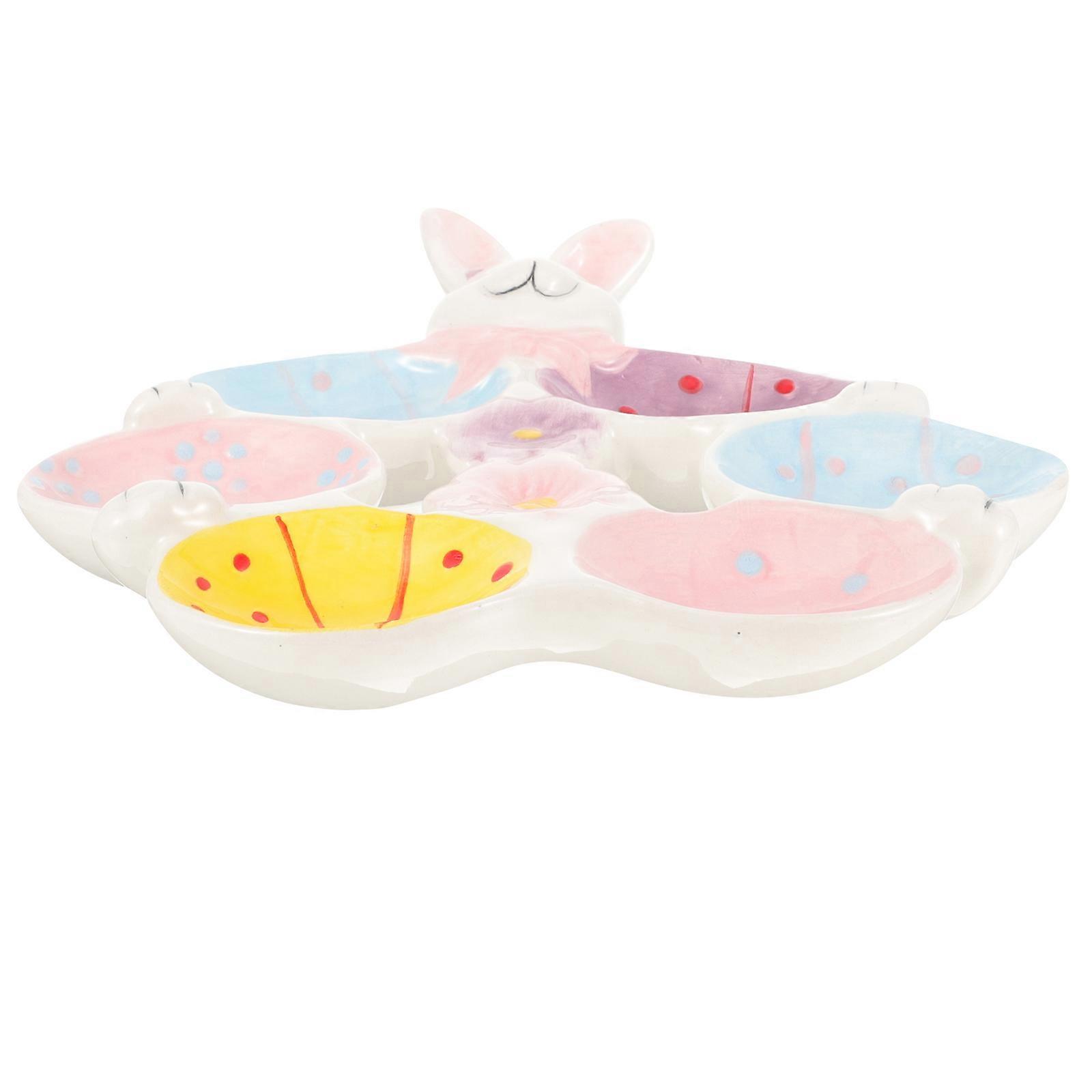 Assorted Color Ceramic Egg Supporting Cup for Breakfast Use
