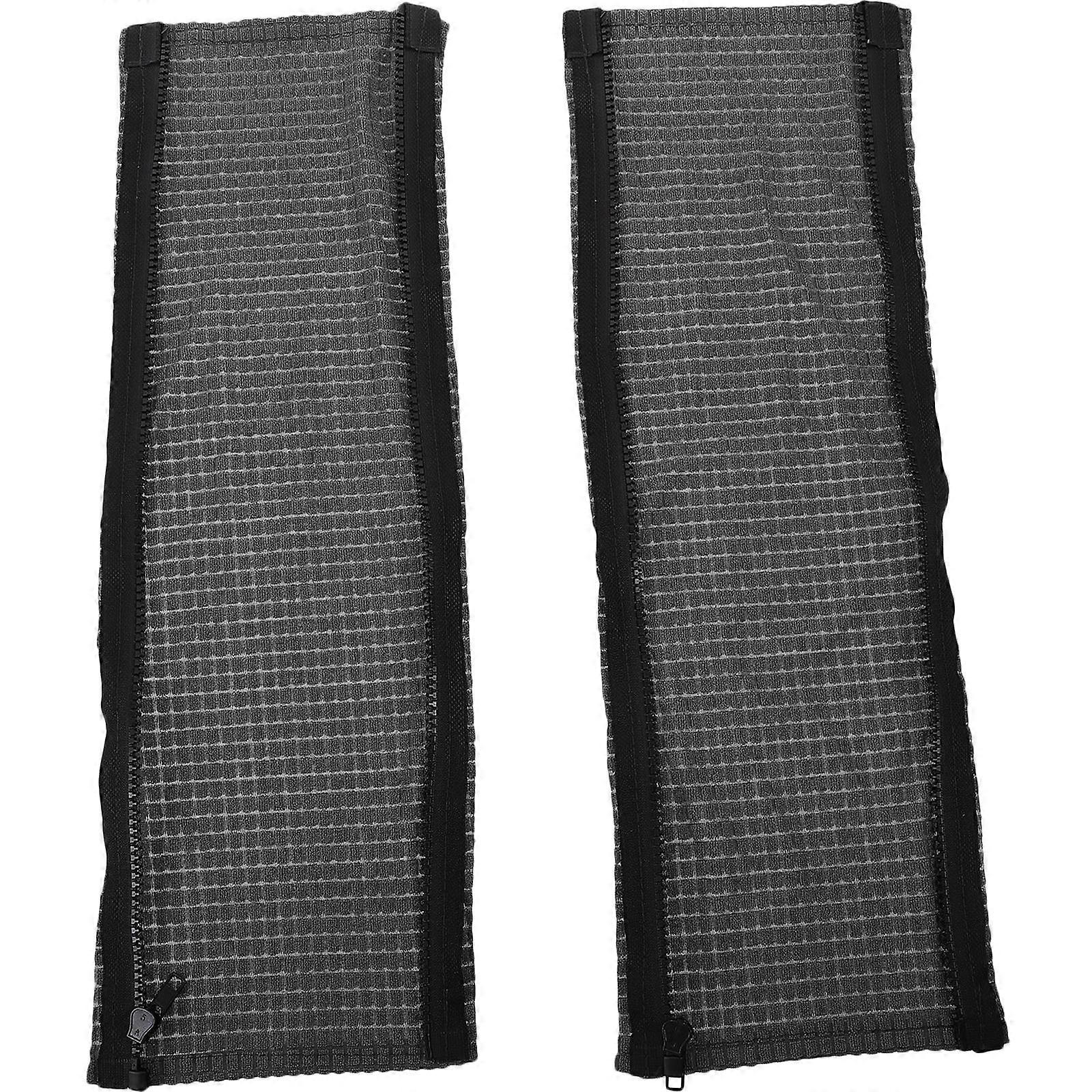 Grey Armrest Covers Chair Arm Covers Protectors for 2Pcs Office Home Use