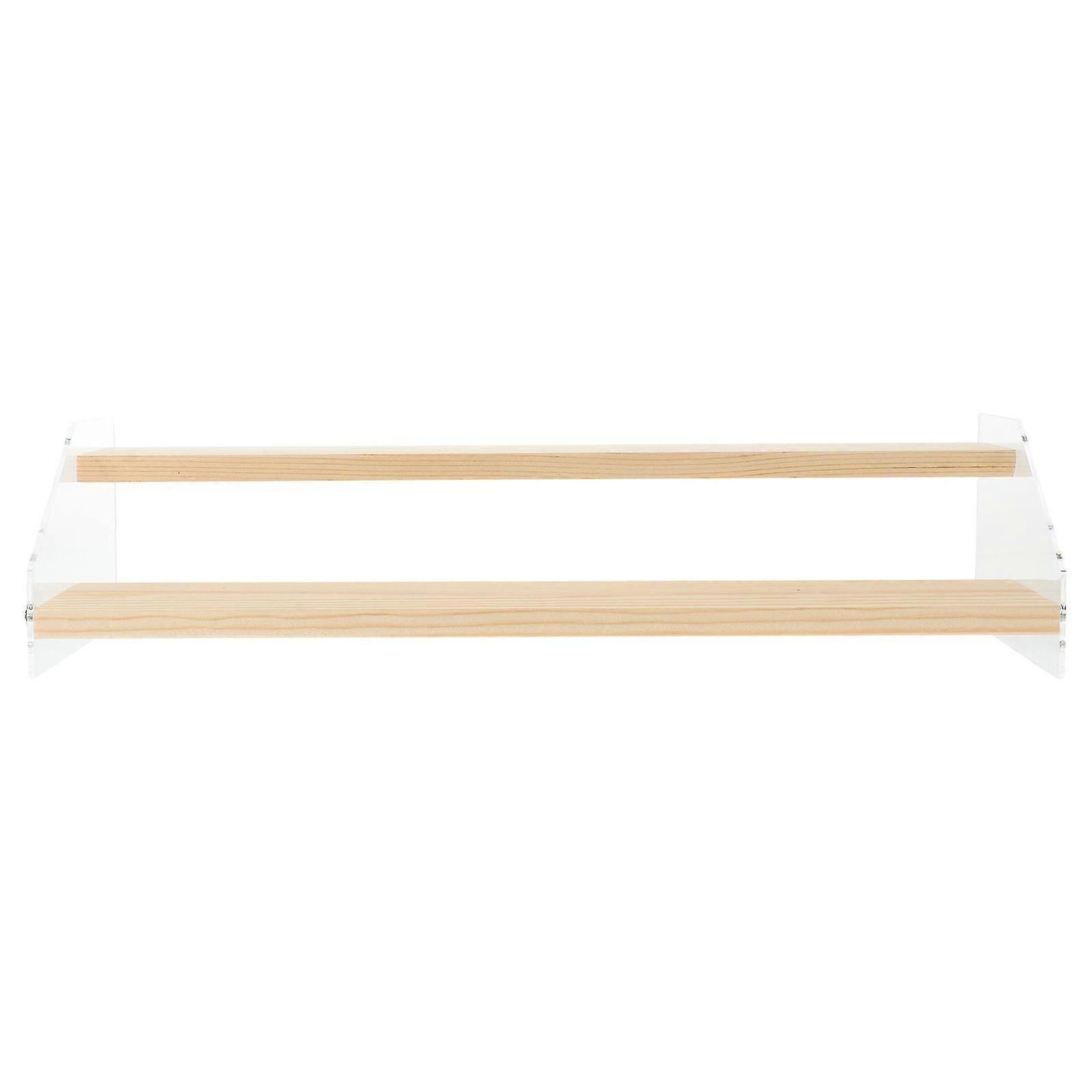 Wooden Riser Display Stand for Storage Tiered Display Riser Shelf