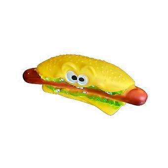 Realistic Dog Squeaky Toy – Fast Food Set with Built in Sound – for Interactive Play