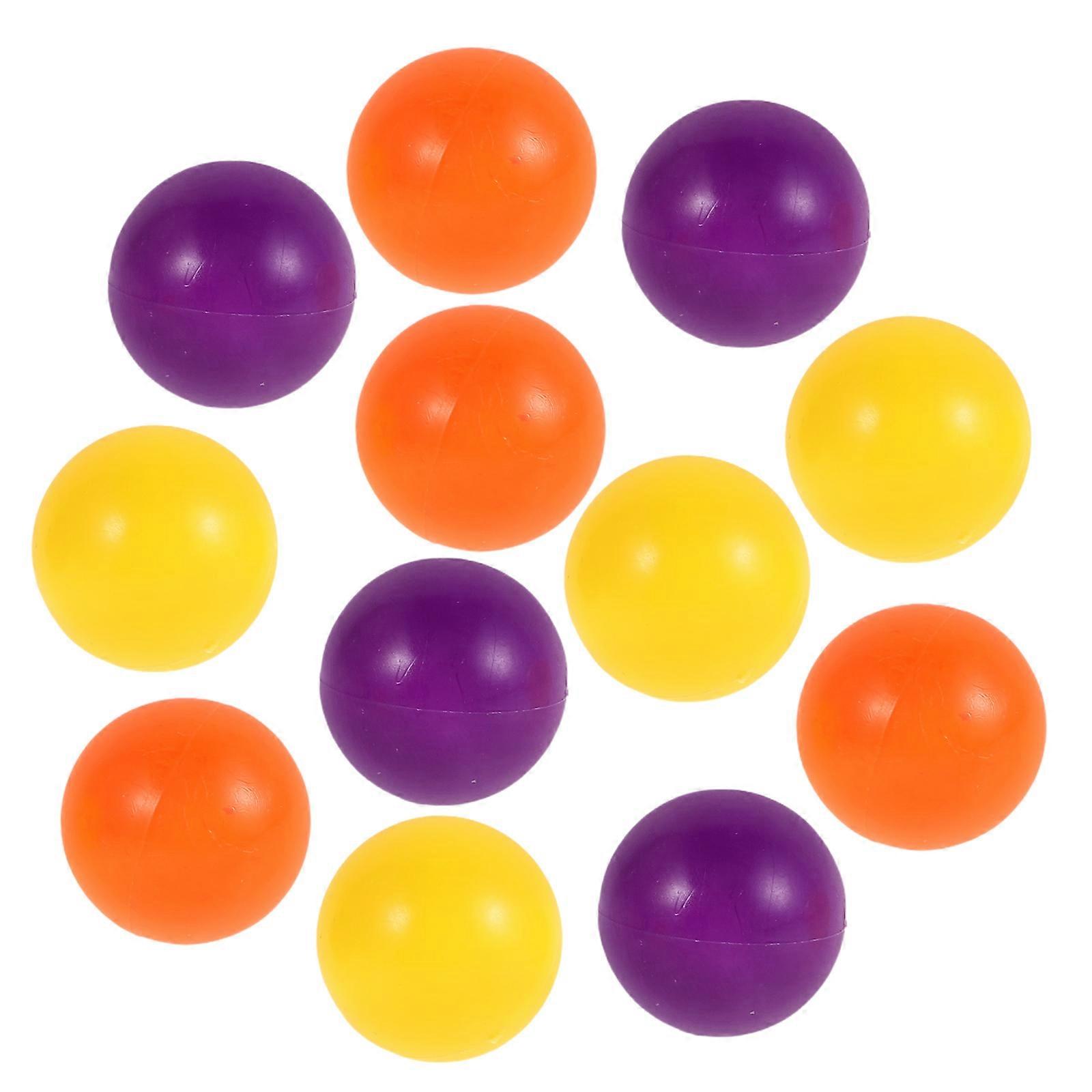 Replacement Balls Plastic Marbles for Games 24Pcs Solid Color Assorted