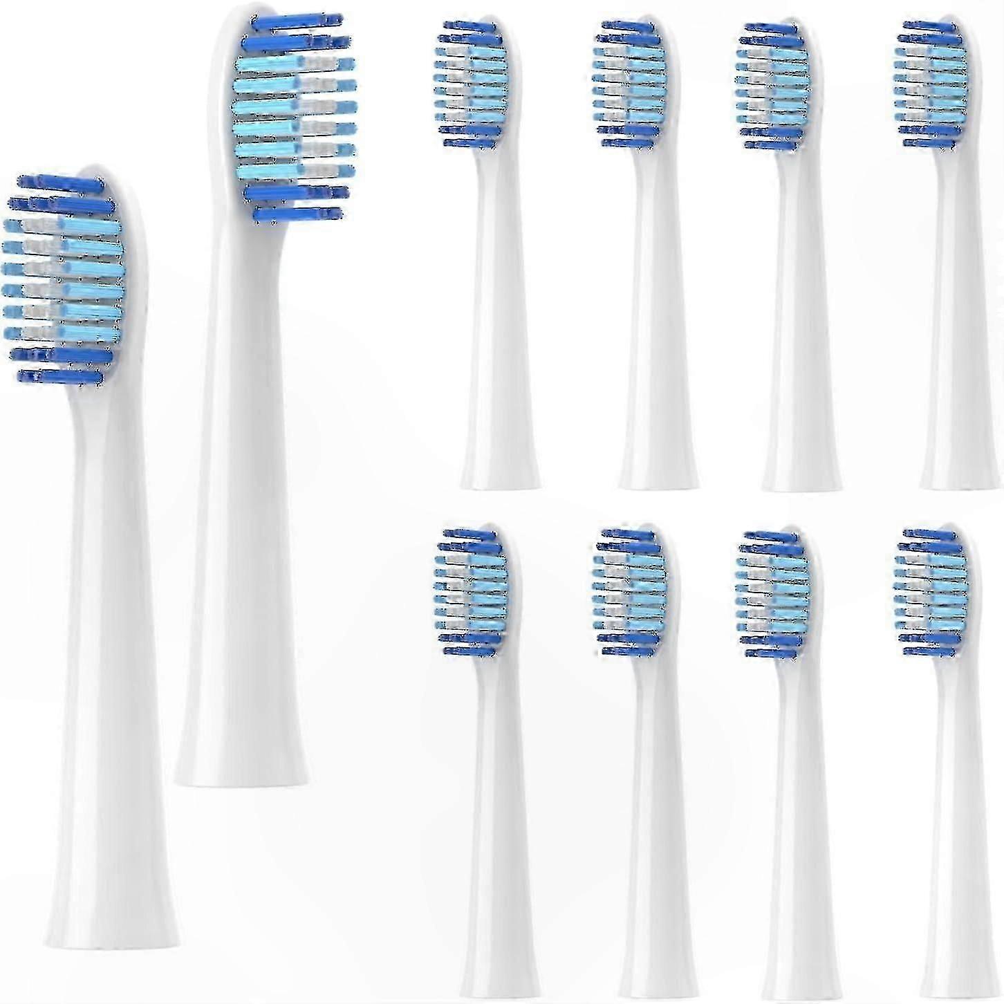 10-Pack Replacement Brush Heads for  Toothbrushes DO