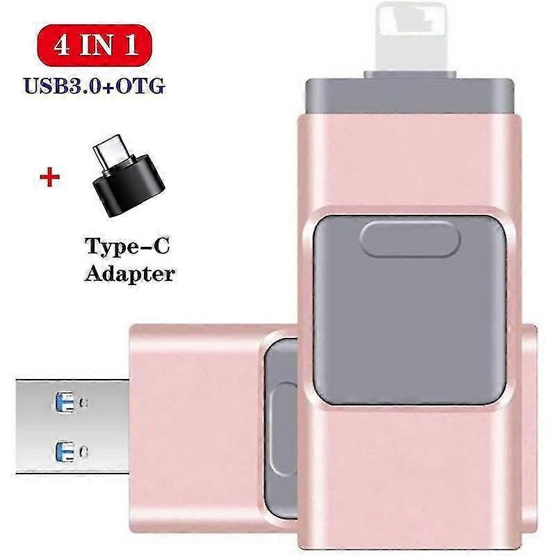 4 In1 Usb  Flash Drive Disk Storage Memory Stick For Iphone Ipad Pc Ios Android