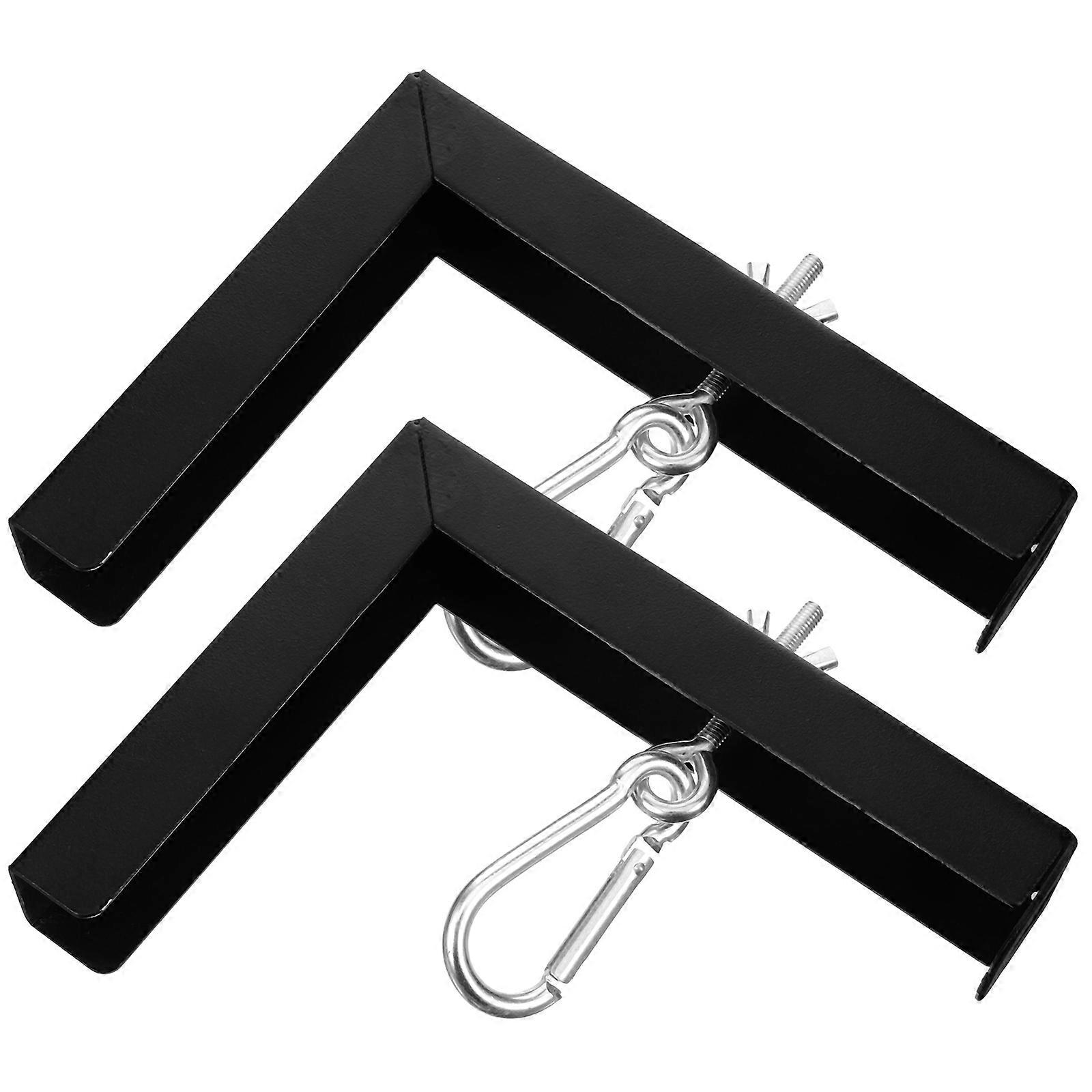 2pcs Projector Screen Bracket L Bracket Projector Wall Mount Projector Bracket with Hook