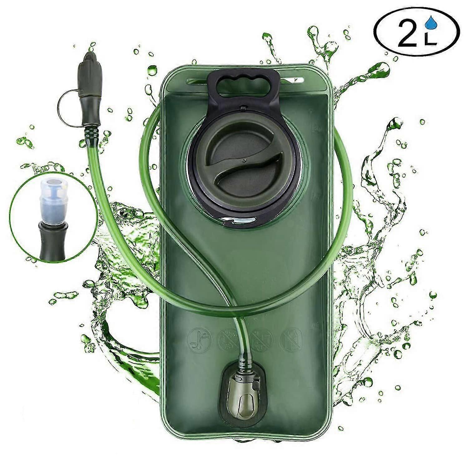 2L Outdoor Hydration Bladder for Running, Cycling, Camping