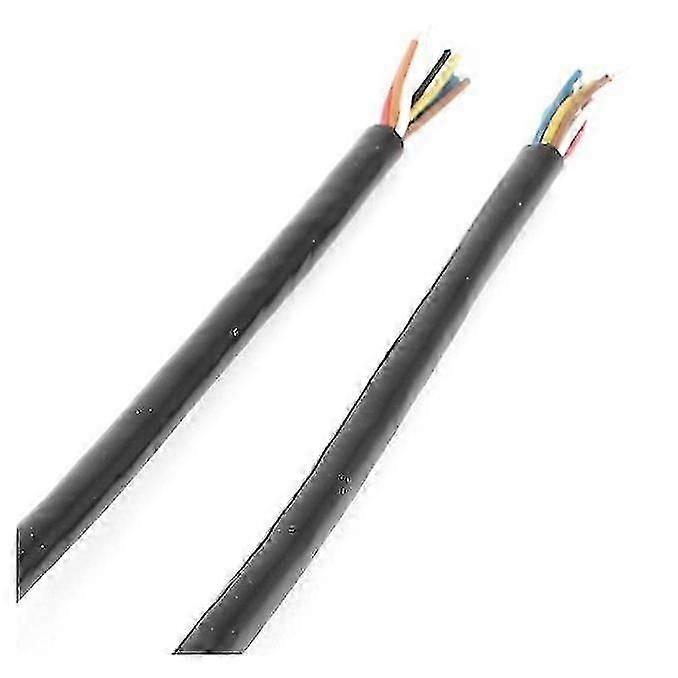 8 Pin M/F Plug Waterproof Connector Cable Black