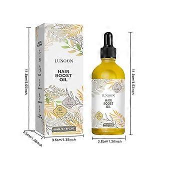 60ml Hair Growth Oil for Damaged Dry Frizzy Hair, Strengthens and Softens, Prevents Hair Loss, Promotes Thicker Robust Hair