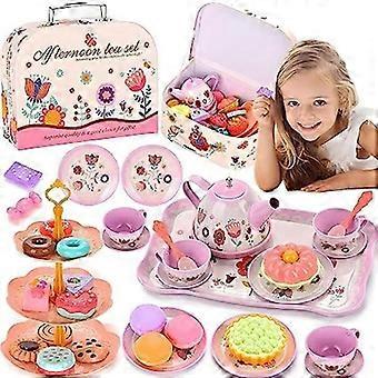 Tea Set - AMOUNE - 36 pieces - BPA-free plastic - Carrying case - For children 3+ years