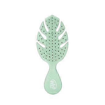 Go Green Mini Detangler, - Detangling Travel Hair Brush Ultra-Soft IntelliFlex Bristles Glide Through Tangles & Gently Loosens Knots While Minimizing 