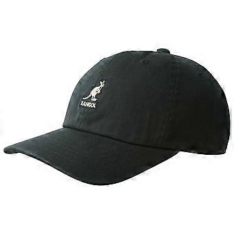 Kangol Washed Baseball Cap - Black