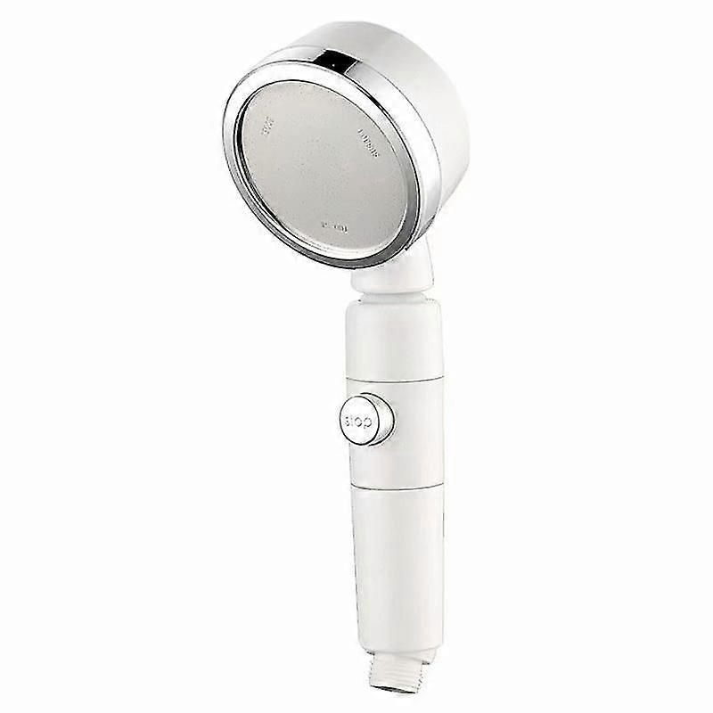 Handheld Universal Pressurized Shower Head (white)