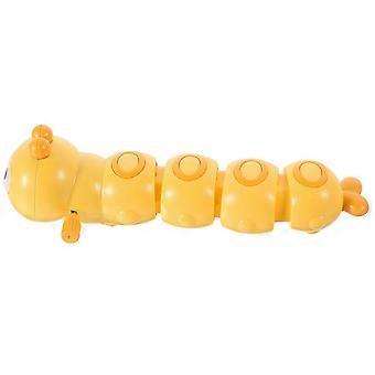 Giocattolo di plastica a carica manuale per bambini, modello Bruco